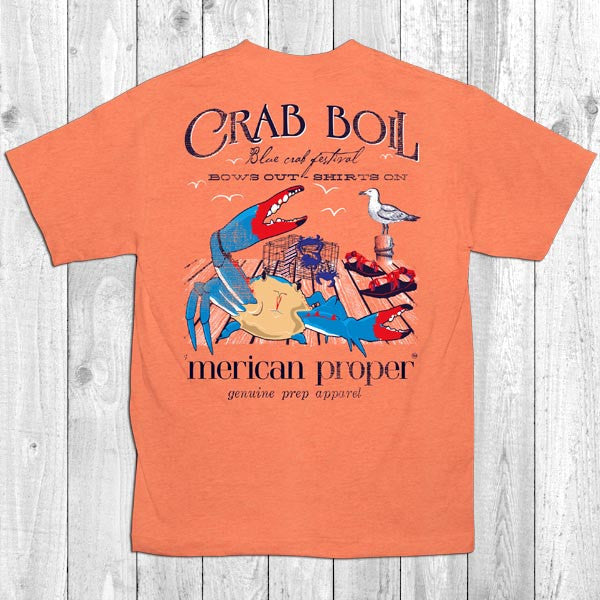 SALE Merican Proper Crab Boil Festival Bows Out On - Adult & Kids T-Shirts, Sweatshirts & Hoodies apparel design preview 1
