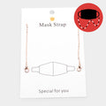 Rose Gold Basic Fashion Protective Mask Holder Chain - Adult & Kids T-Shirts, Sweatshirts & Hoodies apparel design preview 1