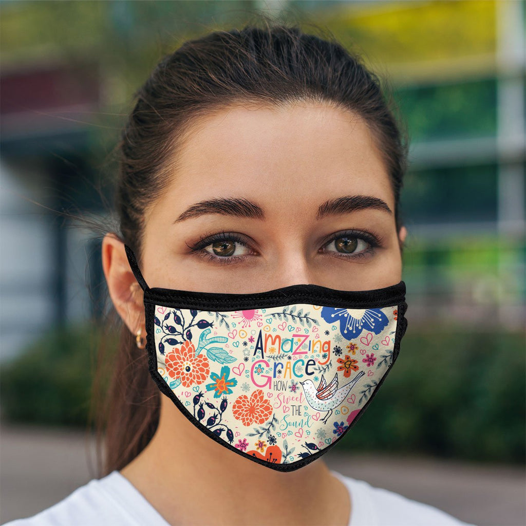 Kerusso Cherished Girl Faith Protective Mask - Adult & Kids T-Shirts, Sweatshirts & Hoodies apparel design preview 2
