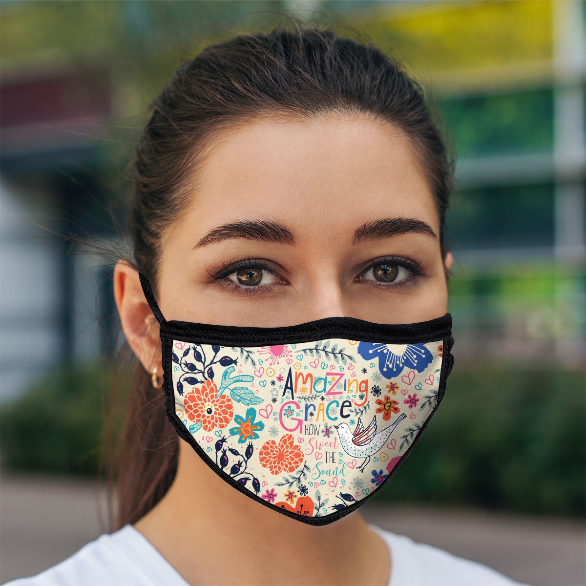 Kerusso Cherished Girl Faith Protective Mask - Adult & Kids T-Shirts, Sweatshirts & Hoodies apparel design preview 2