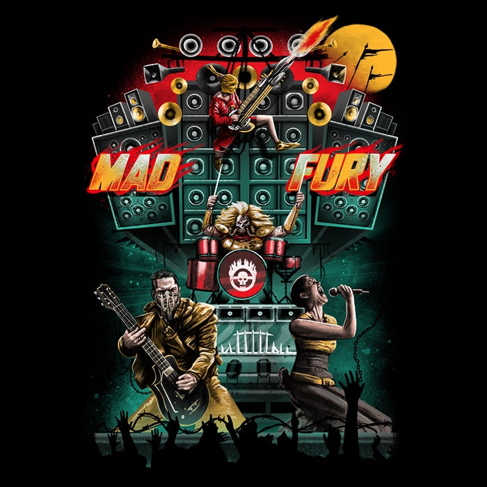 Mad Fury Concert Tour Coasters - Adult & Kids T-Shirts, Sweatshirts & Hoodies apparel design preview 1