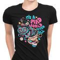 Mad World Cat Women's Apparel - Adult & Kids T-Shirts, Sweatshirts & Hoodies apparel design preview 1