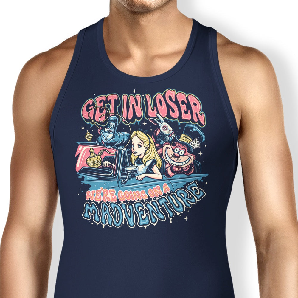 Madventure Tank Top - Adult & Kids T-Shirts, Sweatshirts & Hoodies apparel design preview 1