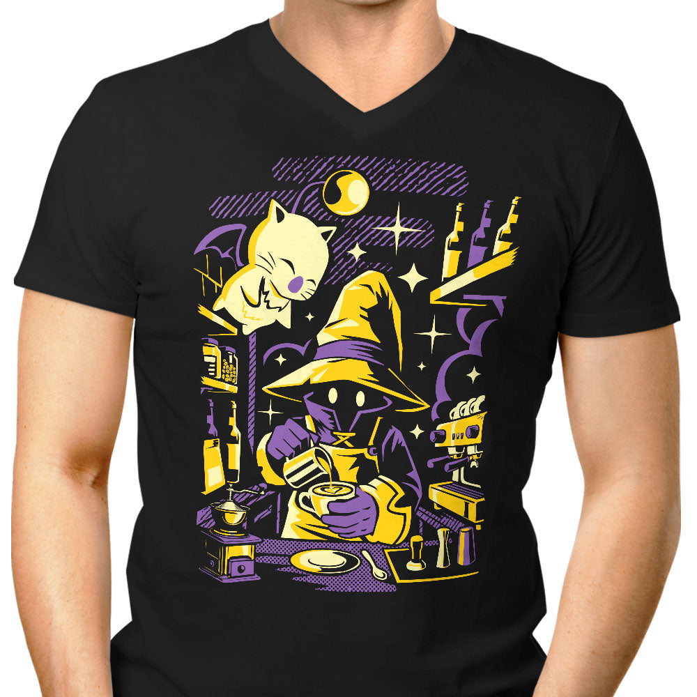 Mage Latte Men's V-Neck - Adult & Kids T-Shirts, Sweatshirts & Hoodies apparel design preview 1