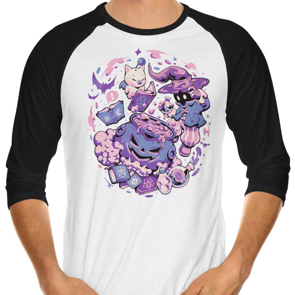 Mage Spell 3/4 Sleeve Raglan - Adult & Kids T-Shirts, Sweatshirts & Hoodies apparel design preview 1
