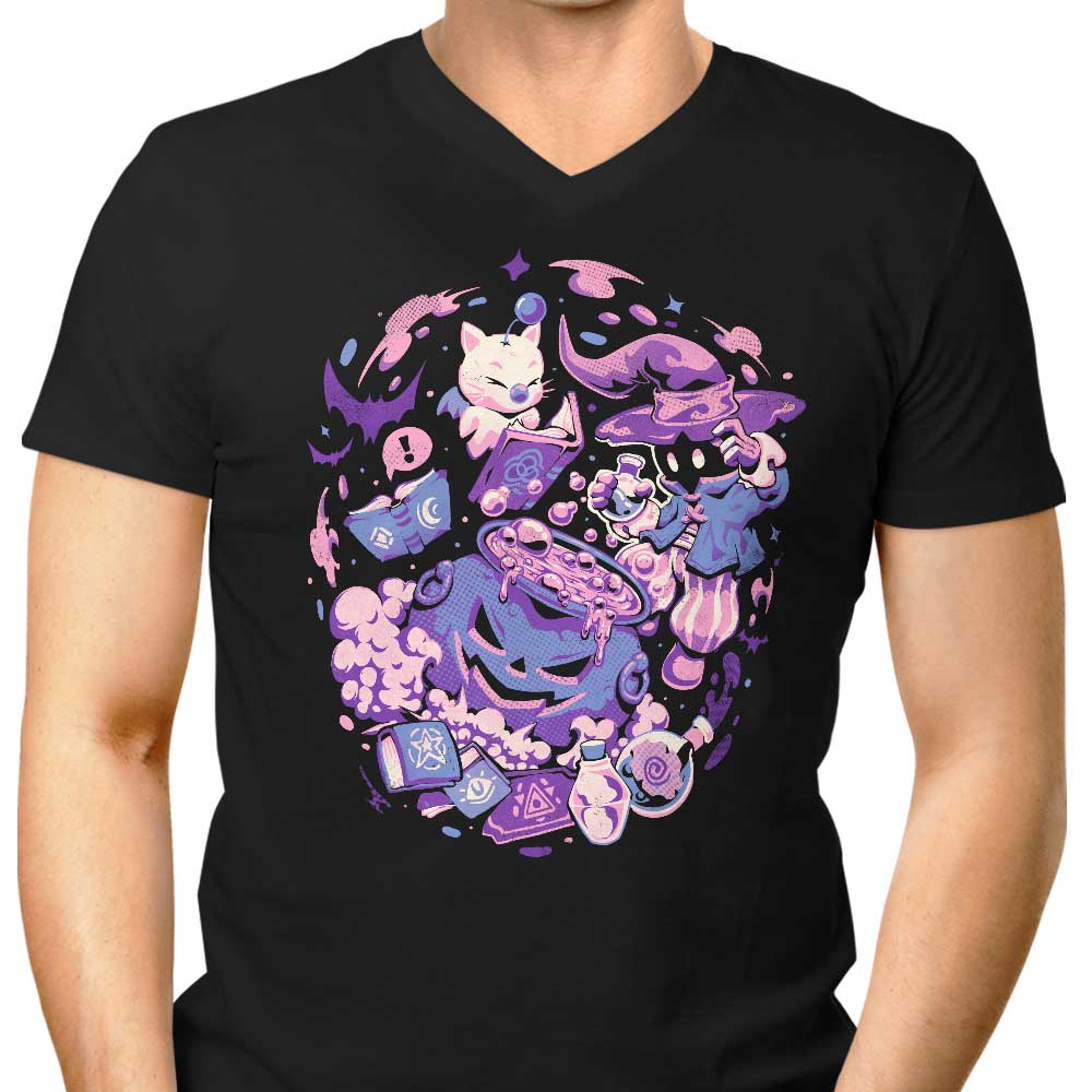 Mage Spell Men's V-Neck - Adult & Kids T-Shirts, Sweatshirts & Hoodies apparel design preview 1