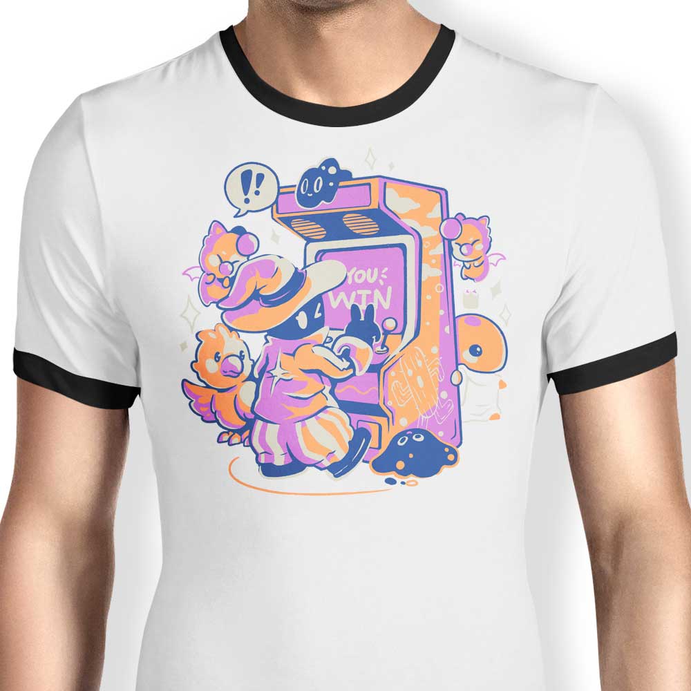 Magic Arcade Ringer - Adult & Kids T-Shirts, Sweatshirts & Hoodies apparel design preview 1