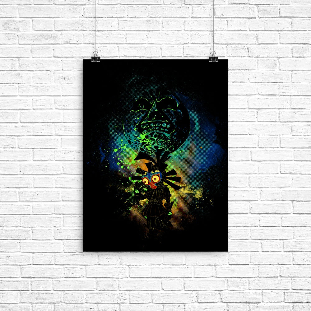 Majora Art Poster - Adult & Kids T-Shirts, Sweatshirts & Hoodies apparel design preview 1