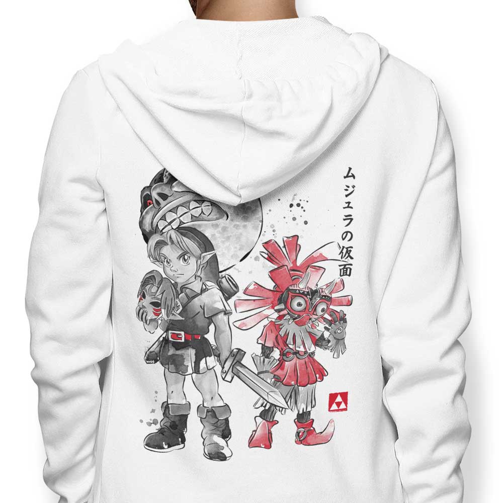 Majora's Sumi-e - Adult & Kids T-Shirts, Sweatshirts & Hoodies apparel design preview 1