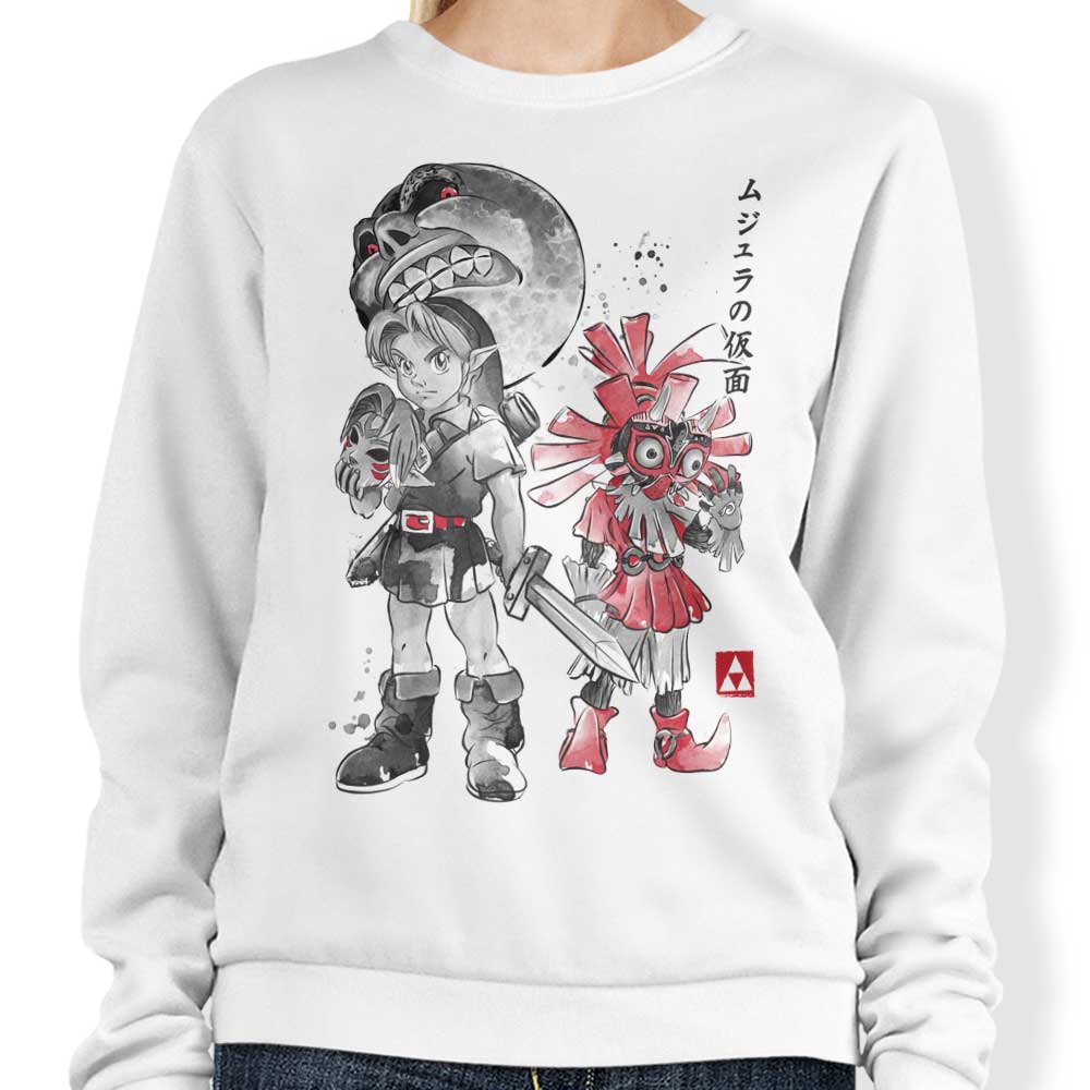 Majora's Sumi-e - Adult & Kids T-Shirts, Sweatshirts & Hoodies apparel design preview 1