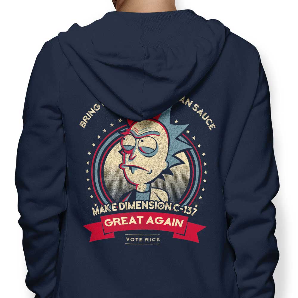 Make Dimension C-137 Great Again - Adult & Kids T-Shirts, Sweatshirts & Hoodies apparel design preview 1