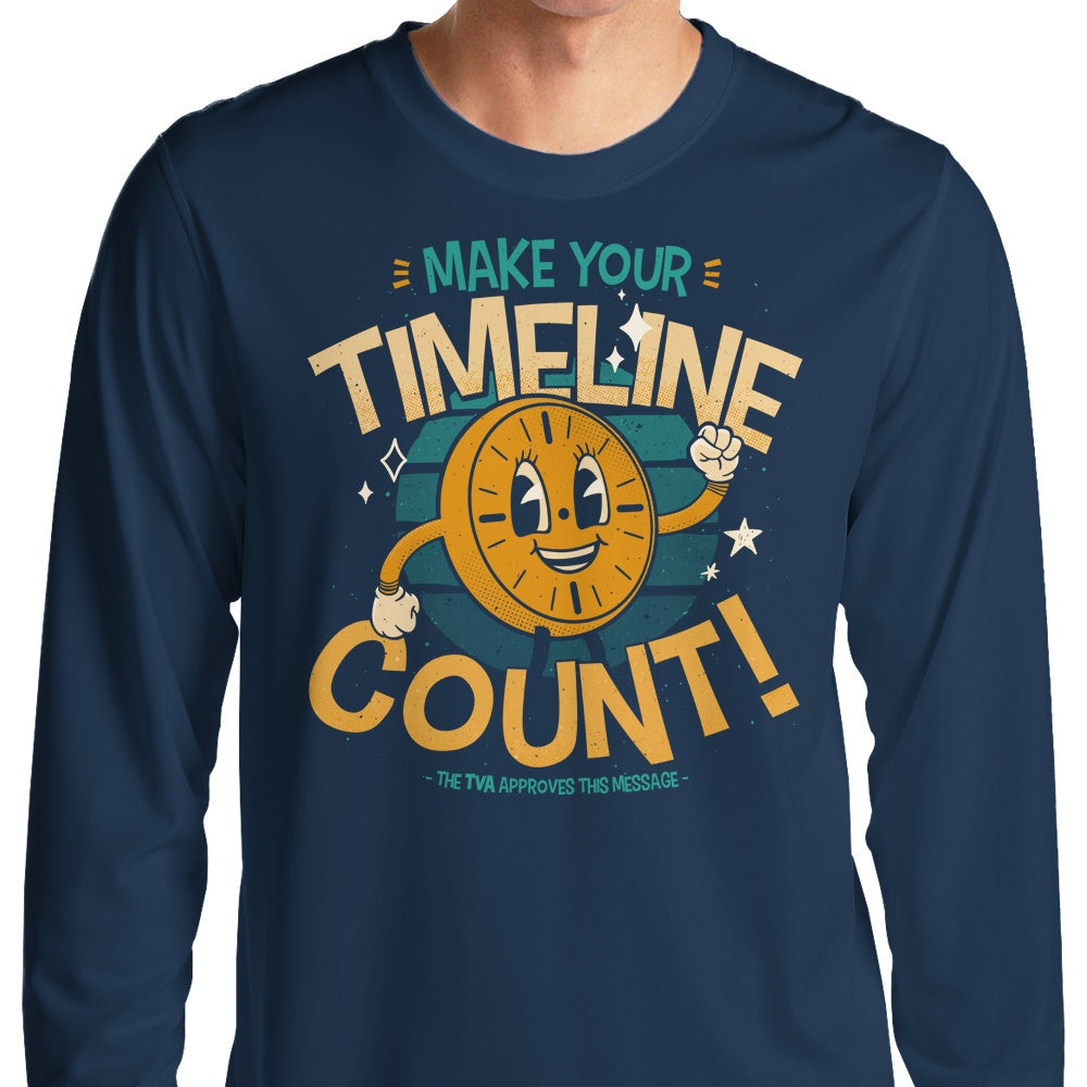 Make Your Timeline Count - Adult & Kids T-Shirts, Sweatshirts & Hoodies apparel design preview 1