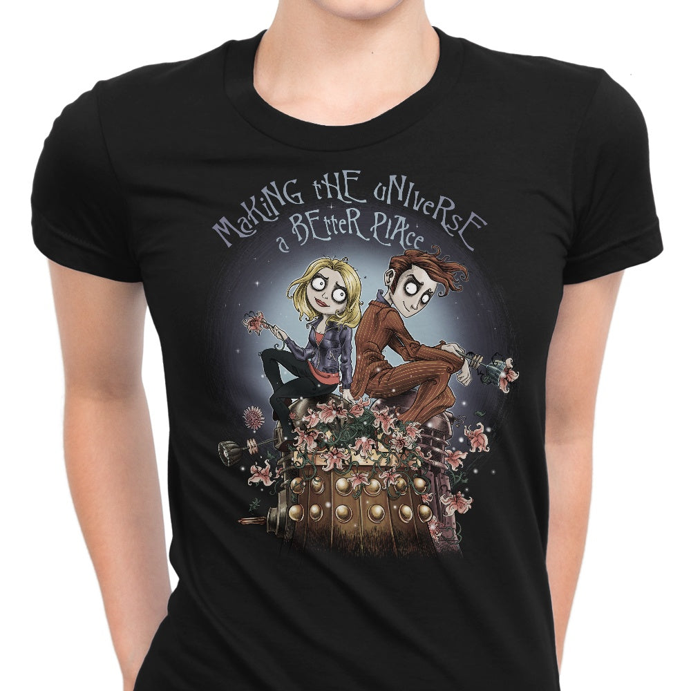 Making the Universe a Better Place Women's Apparel - Adult & Kids T-Shirts, Sweatshirts & Hoodies apparel design preview 1