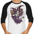 Malevolent Gaze 3/4 Sleeve Raglan - Adult & Kids T-Shirts, Sweatshirts & Hoodies apparel design preview 1