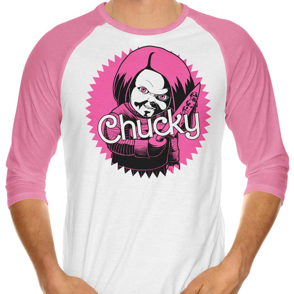Malibu Doll 3/4 Sleeve Raglan - Adult & Kids T-Shirts, Sweatshirts & Hoodies apparel design preview 1