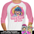 Malibu Teerion 3/4 Sleeve Raglan - Adult & Kids T-Shirts, Sweatshirts & Hoodies apparel design preview 1