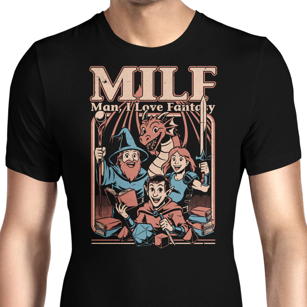 Man, I Love Fantasy Men's Apparel - Adult & Kids T-Shirts, Sweatshirts & Hoodies apparel design preview 1