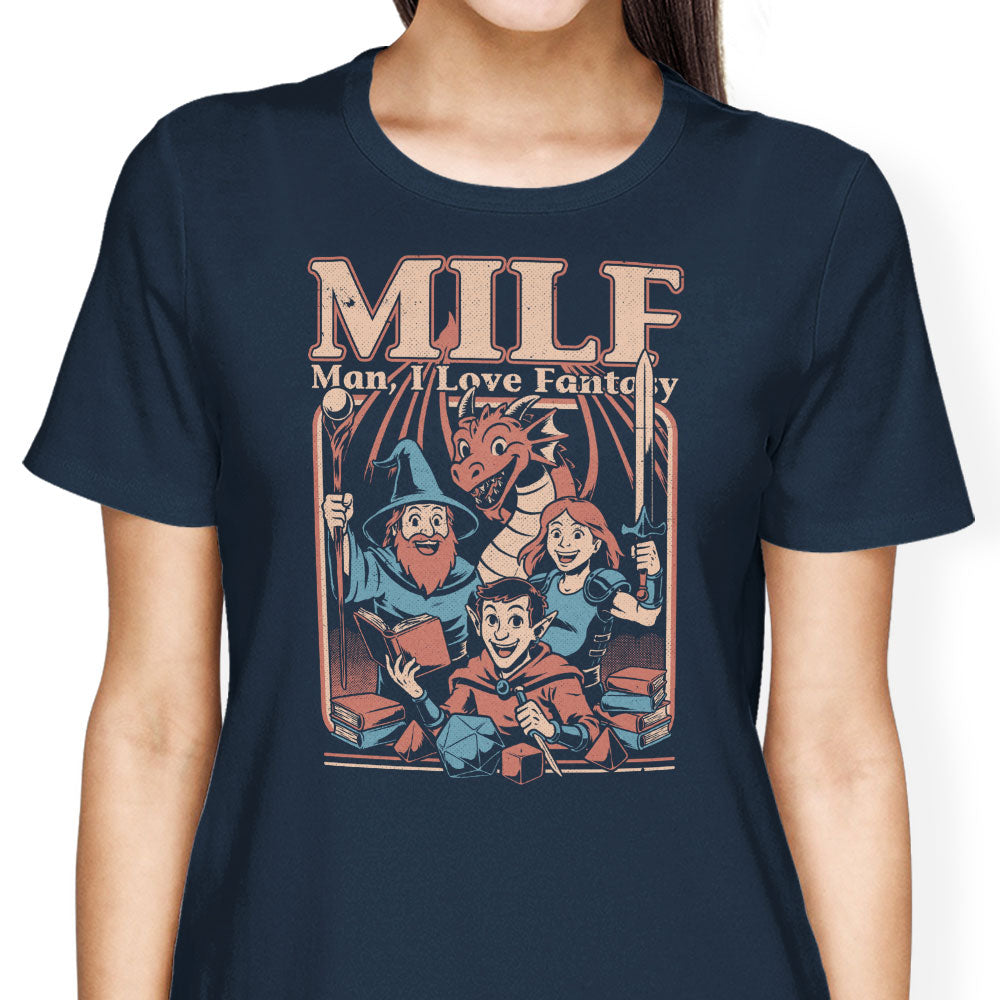 Man, I Love Fantasy Women's Apparel - Adult & Kids T-Shirts, Sweatshirts & Hoodies apparel design preview 2