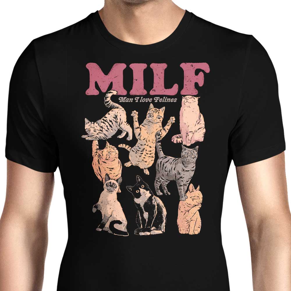 Man I Love Felines Men's Apparel - Adult & Kids T-Shirts, Sweatshirts & Hoodies apparel design preview 1