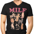 Man I Love Felines Men's V-Neck - Adult & Kids T-Shirts, Sweatshirts & Hoodies apparel design preview 1