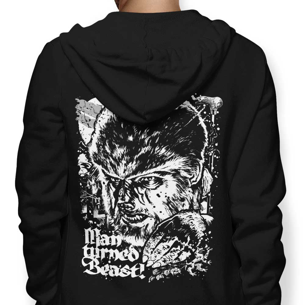 Man Turned Beast - Adult & Kids T-Shirts, Sweatshirts & Hoodies apparel design preview 1