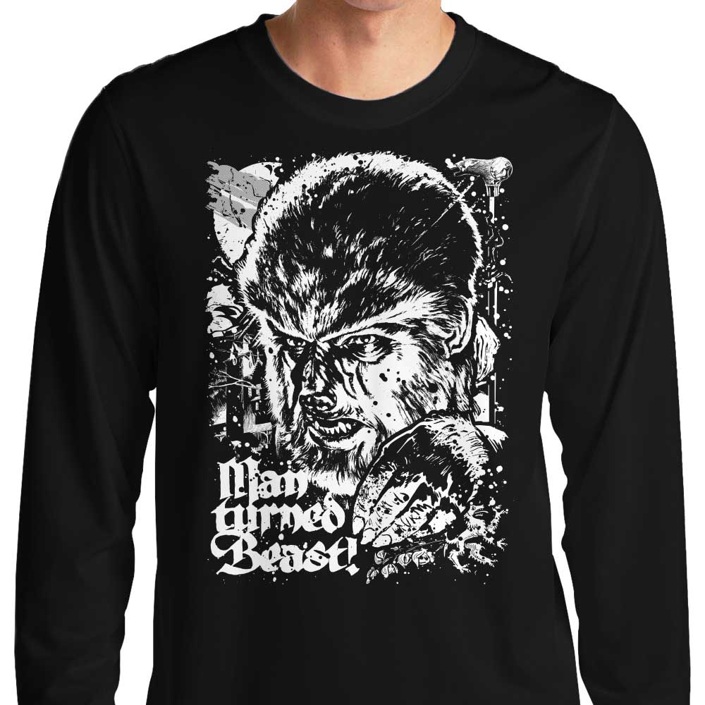 Man Turned Beast - Adult & Kids T-Shirts, Sweatshirts & Hoodies apparel design preview 1