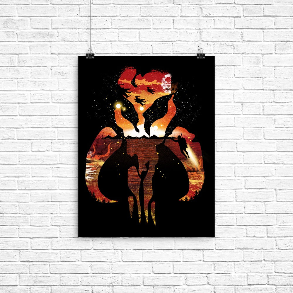Mandalore Poster - Adult & Kids T-Shirts, Sweatshirts & Hoodies apparel design preview 1