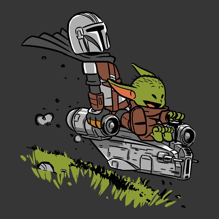 Mando and Child Women's Apparel - Adult & Kids T-Shirts, Sweatshirts & Hoodies apparel design preview 2