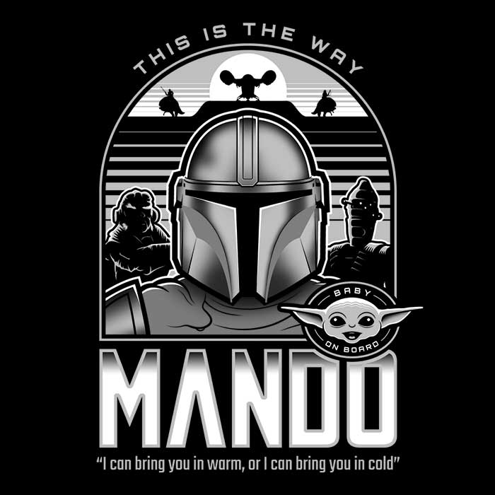 Mando and Friends Men's Apparel - Adult & Kids T-Shirts, Sweatshirts & Hoodies apparel design preview 2