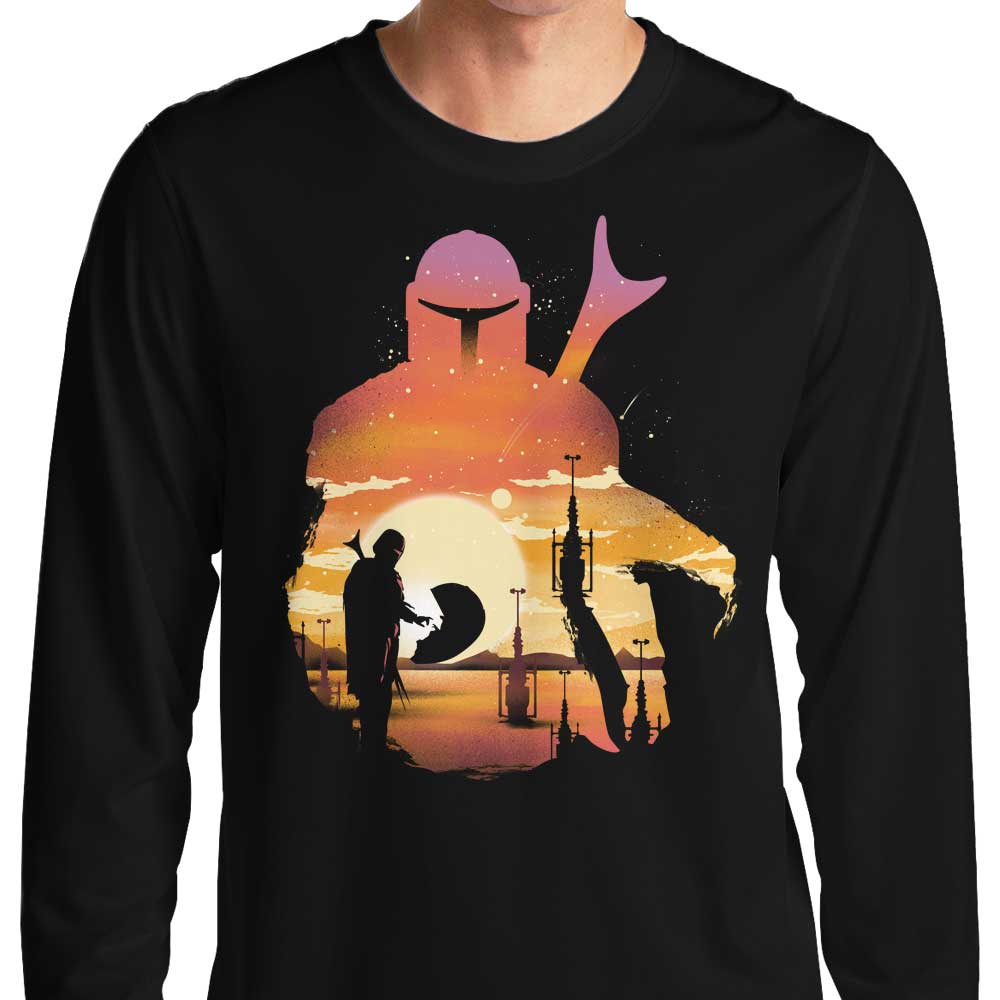 Mando Sunset - Adult & Kids T-Shirts, Sweatshirts & Hoodies apparel design preview 1