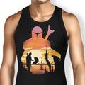 Mando Sunset Tank Top - Adult & Kids T-Shirts, Sweatshirts & Hoodies apparel design preview 1