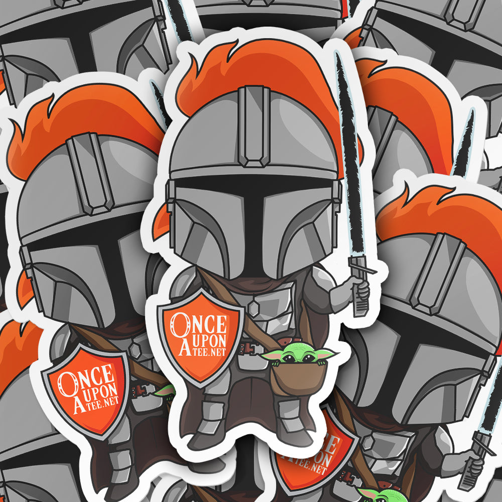 Mando Teerion Sticker February 2023 - Adult & Kids T-Shirts, Sweatshirts & Hoodies apparel design preview 1