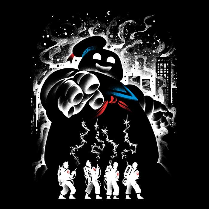 Marshmallow Ghost Women's Apparel - Adult & Kids T-Shirts, Sweatshirts & Hoodies apparel design preview 2