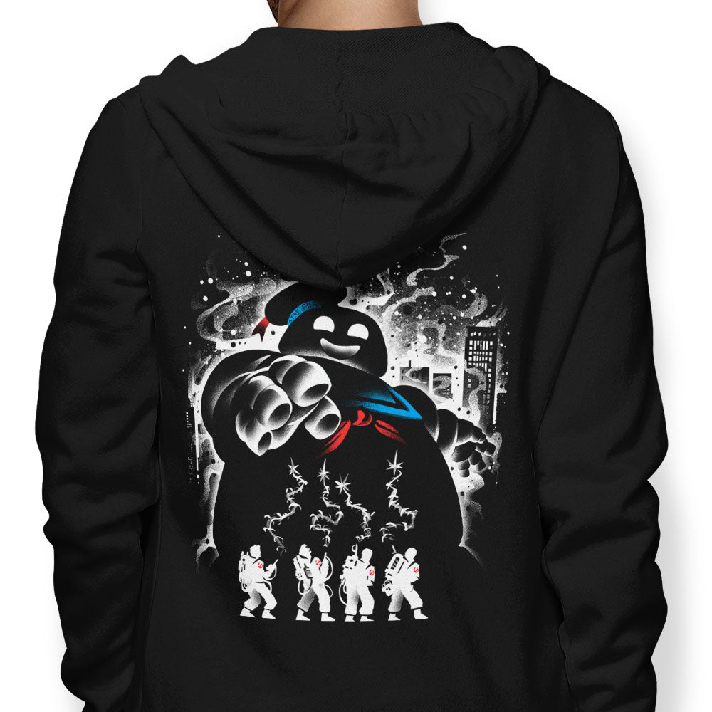 Marshmallow Ghost - Adult & Kids T-Shirts, Sweatshirts & Hoodies apparel design preview 1