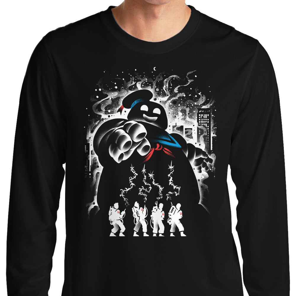 Marshmallow Ghost - Adult & Kids T-Shirts, Sweatshirts & Hoodies apparel design preview 1