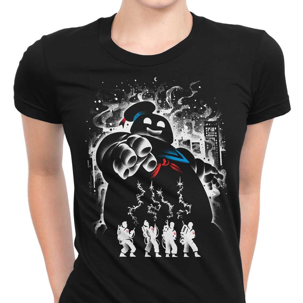 Marshmallow Ghost Women's Apparel - Adult & Kids T-Shirts, Sweatshirts & Hoodies apparel design preview 1