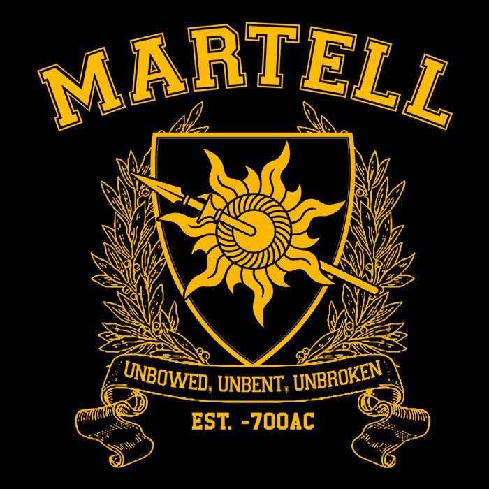 Martell University - Adult & Kids T-Shirts, Sweatshirts & Hoodies apparel design preview 2
