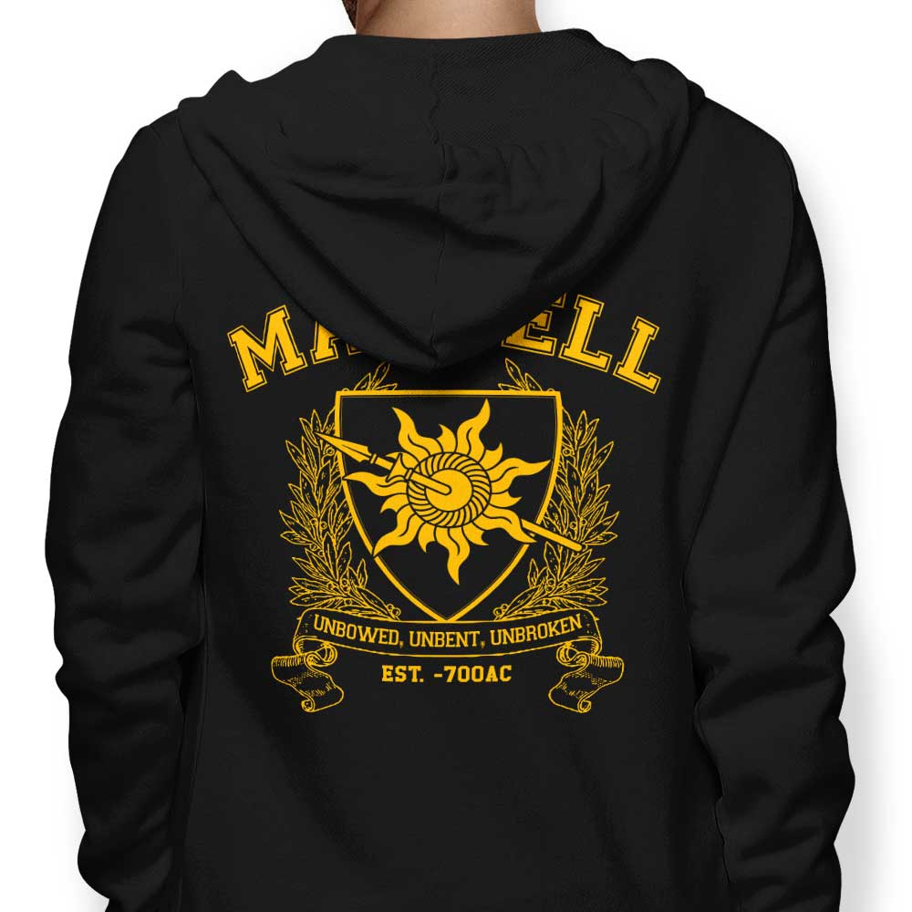 Martell University - Adult & Kids T-Shirts, Sweatshirts & Hoodies apparel design preview 1