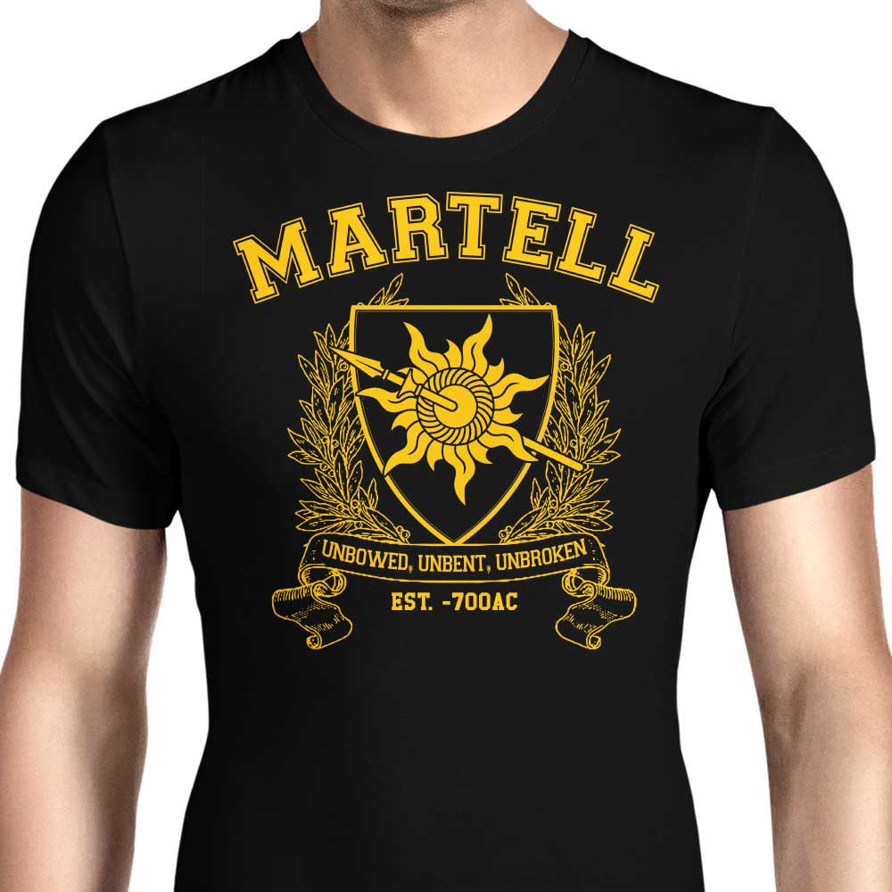 Martell University Men's Apparel - Adult & Kids T-Shirts, Sweatshirts & Hoodies apparel design preview 1