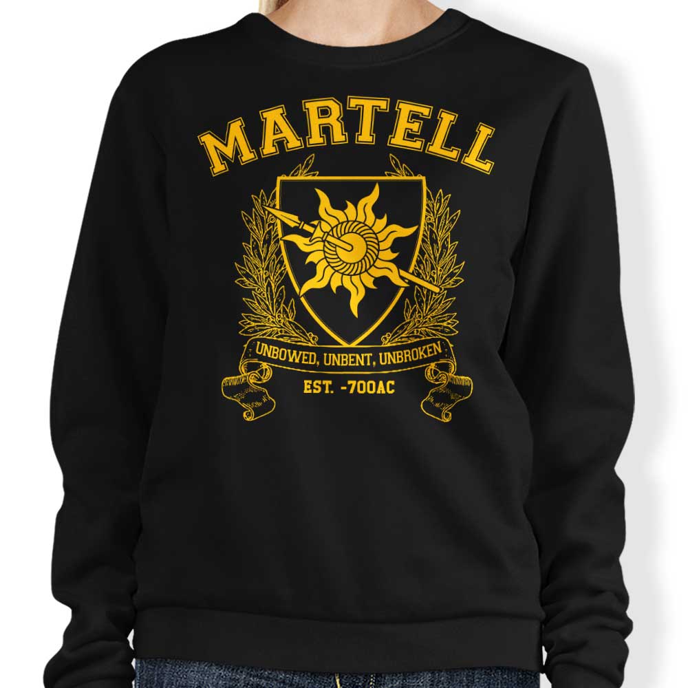 Martell University - Adult & Kids T-Shirts, Sweatshirts & Hoodies apparel design preview 1