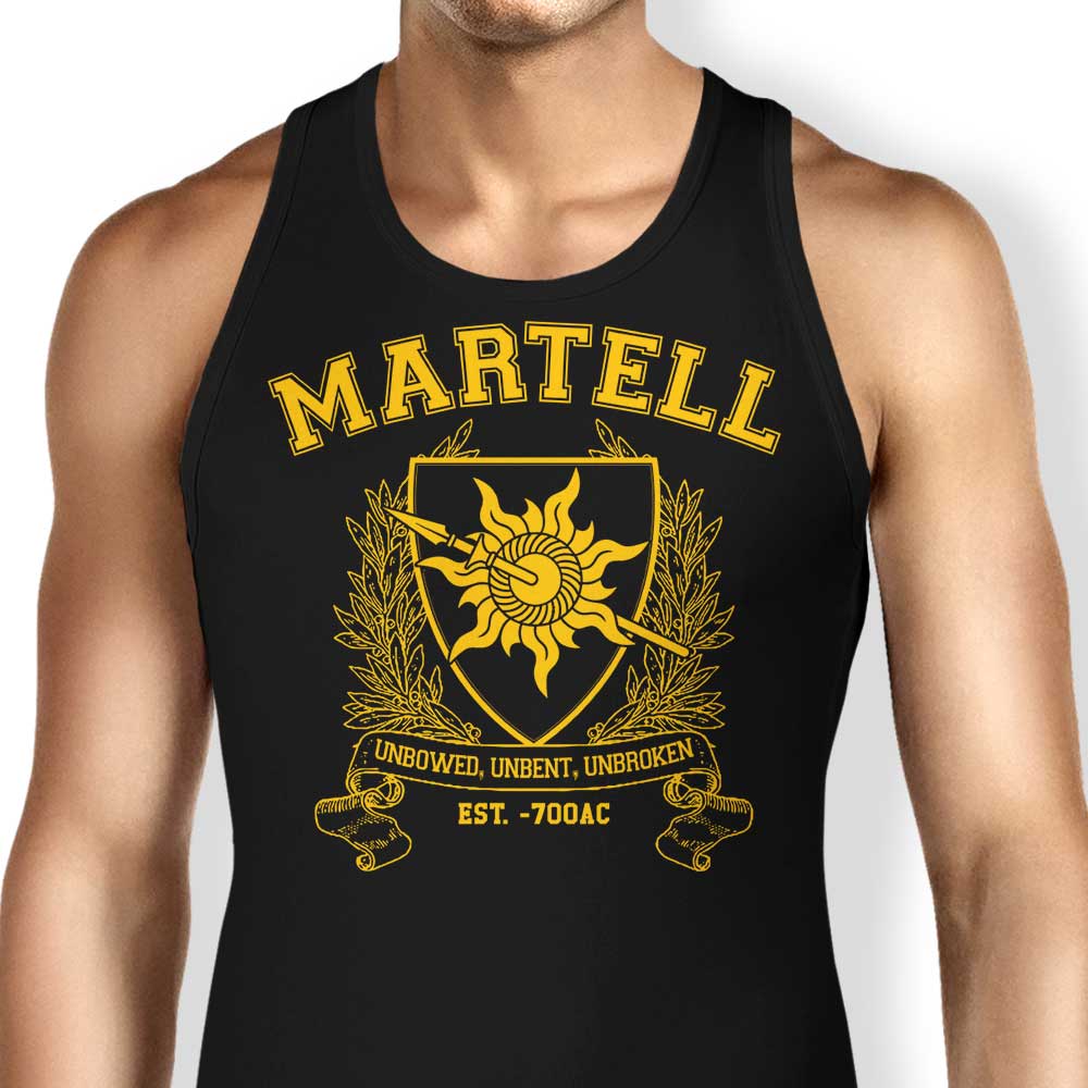 Martell University Tank Top - Adult & Kids T-Shirts, Sweatshirts & Hoodies apparel design preview 1