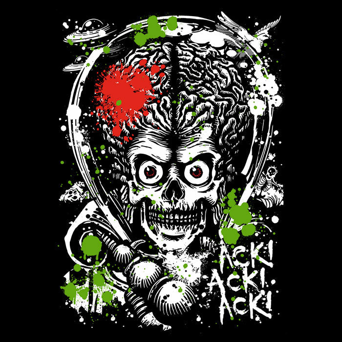 Martian Mayhem Men's Apparel - Adult & Kids T-Shirts, Sweatshirts & Hoodies apparel design preview 2