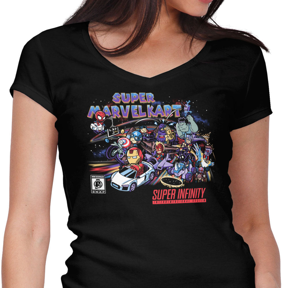 Marvelous Kart Women's V-Neck - Adult & Kids T-Shirts, Sweatshirts & Hoodies apparel design preview 1