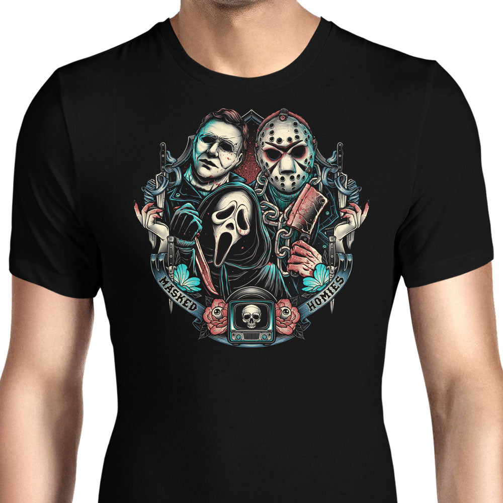 Masked Homies Men's Apparel - Adult & Kids T-Shirts, Sweatshirts & Hoodies apparel design preview 1