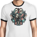 Masked Homies Ringer - Adult & Kids T-Shirts, Sweatshirts & Hoodies apparel design preview 1