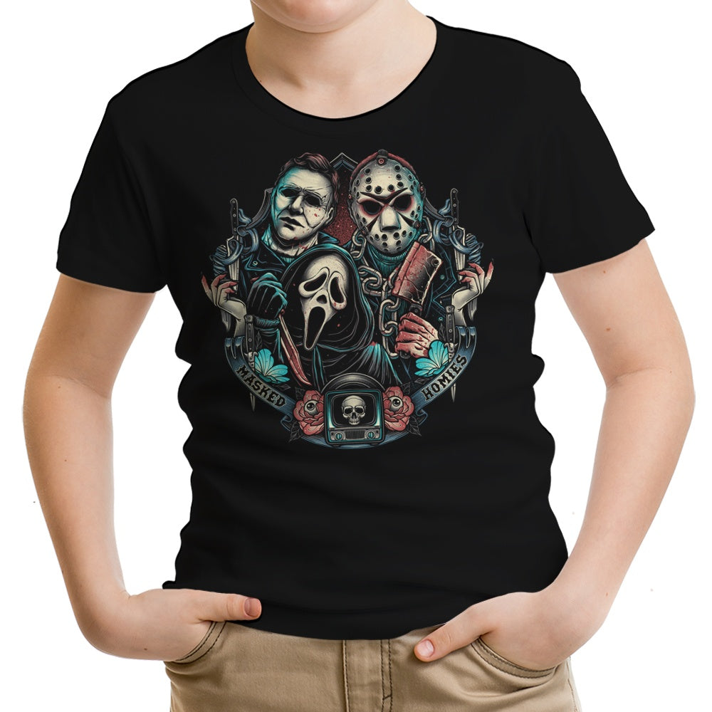 Masked Homies Youth Apparel - Adult & Kids T-Shirts, Sweatshirts & Hoodies apparel design preview 1