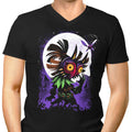 Masked Sorcerer Men's V-Neck - Adult & Kids T-Shirts, Sweatshirts & Hoodies apparel design preview 1