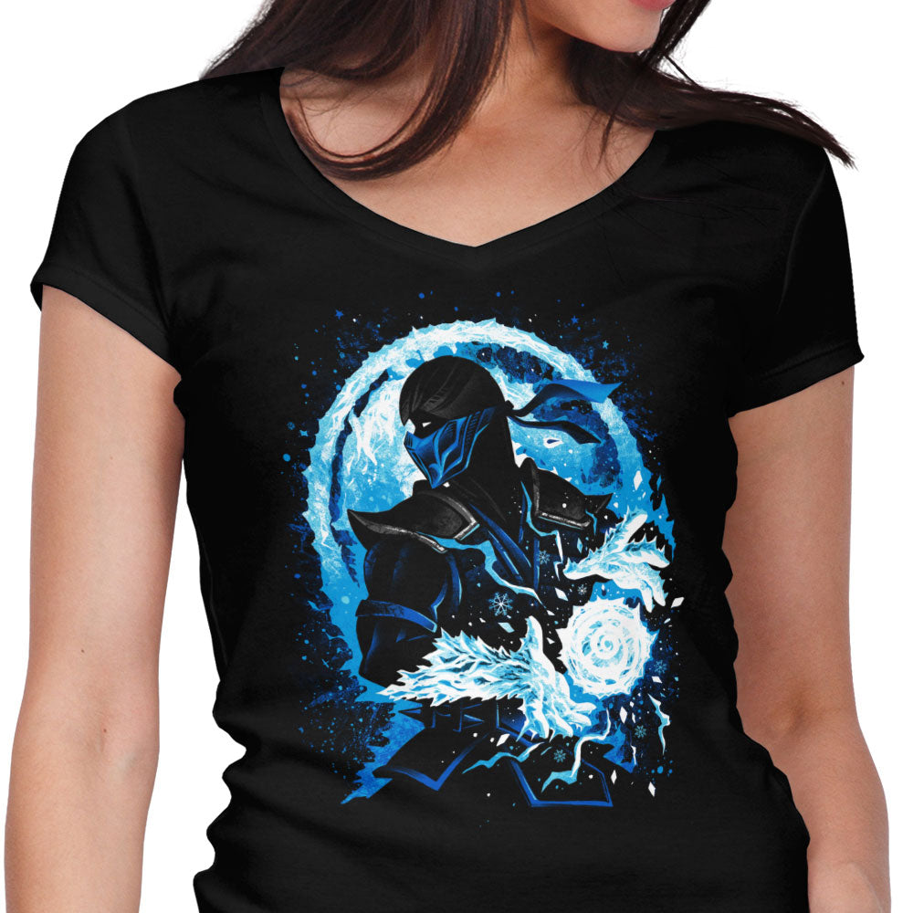 Master of Cryokinesis Women's V-Neck - Adult & Kids T-Shirts, Sweatshirts & Hoodies apparel design preview 1