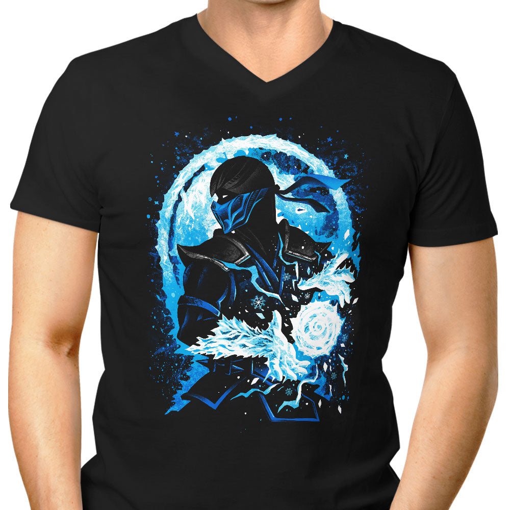 Master of Cryokinesis Men's V-Neck - Adult & Kids T-Shirts, Sweatshirts & Hoodies apparel design preview 1
