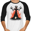 Master of Darkness 3/4 Sleeve Raglan - Adult & Kids T-Shirts, Sweatshirts & Hoodies apparel design preview 1